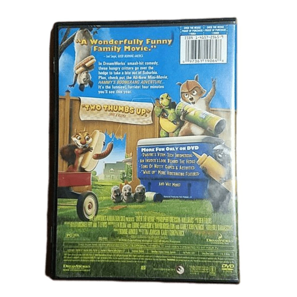 DreamWorks Over The Hedge Kids Animated DVD Movie Disc Kids Children Family - Picture 2 of 3
